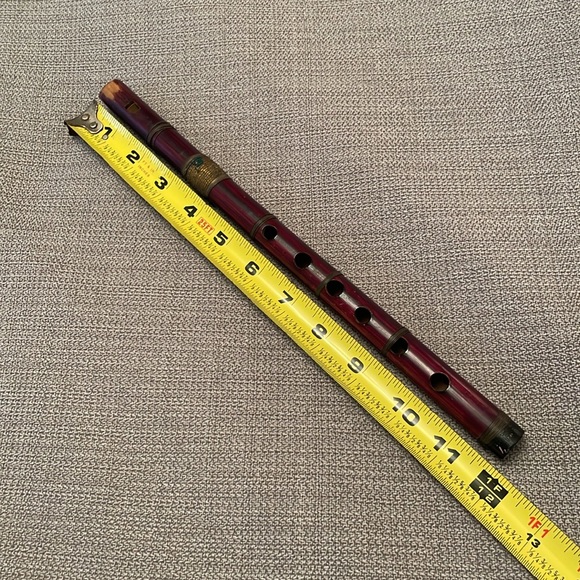 Vintage Bamboo Musical Flute Handmade - Picture 5 of 9